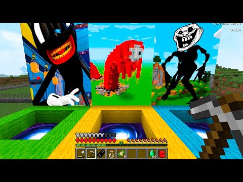 Видео: ВЫБЕРИ ПРАВИЛЬНУЮ ЯМУ ПОРТАЛ CARTOON CAT ТРОЛЛ ФЕЙС ИГРА В КАЛЬМАРА Хагги Вагги МАЙНКРАФТ