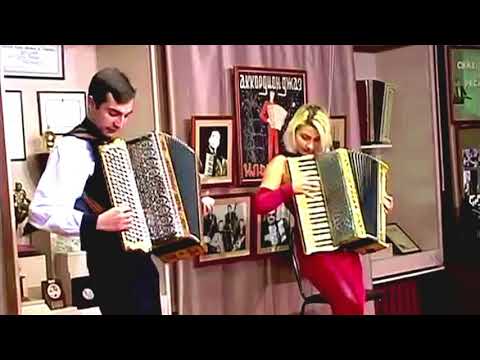 Видео: ╰❥ Цыганские мелодии╰❥  Виртуозное, потрясающее исполнение! Gypsy melodies duo accordion!