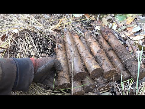 Видео: Позиция немецкой пушки на берегу Волхова.