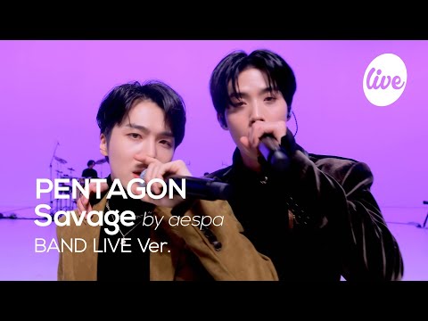 Видео: [4K] PENTAGON - “Savage (by aespa)” Band LIVE Concert [it's Live] шоу живой музыки