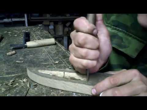 Видео: Деревянные ножны для якута,как сделать.
