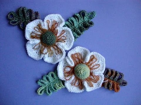 Видео: Как вязать цветок Вязание крючком Урок 24 Crochet flower pattern