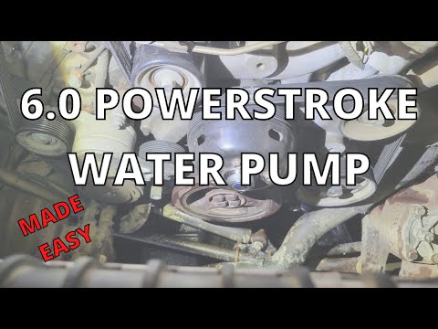 Видео: 6.0 Ремонт водяного насоса POWERSTROKE простой способ