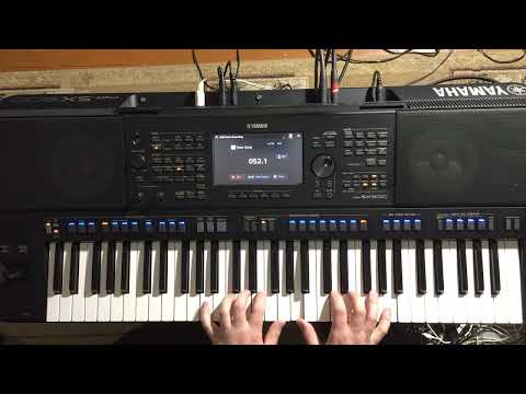 Видео: Я тебя рисую (Р.Паулс) Yamaha PSR-SX900