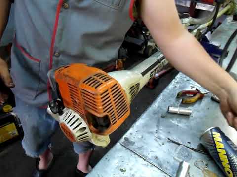 Видео: Stihl FS 310    4MIX Часть 2 заводим