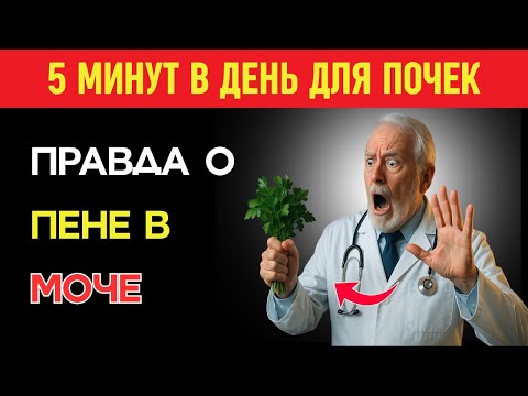 Видео: Пена в моче после 60 лет — опасный знак? Как распознать сигнал больных почек !