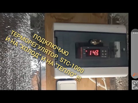 Видео: ТЕРМОРЕГУЛЯТОР STC-1000 / ПОДКЛЮЧАЮ И НА "ХОЛОД", И НА "ТЕПЛО"