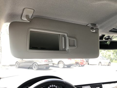 Видео: Как снять козырёк на Skoda Octavia или Rapid