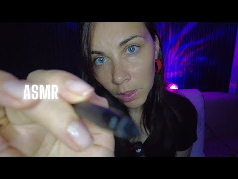Видео: АСМР макияж для конкурса на твоем лице❤️ASMR