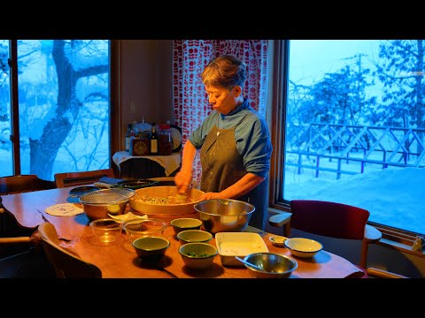 Видео: Снежная ранняя весна в сельской Японии: традиционные варенья и кухня моей мамы