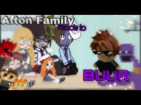 Видео: Семья Афтон реагирует на Buur Roblox Funny Moments