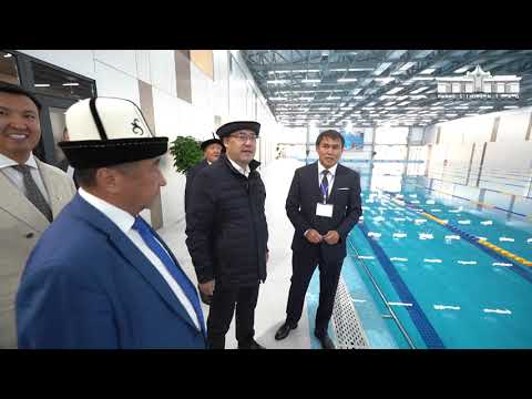 Видео: Президент Садыр Жапаров Ош шаарында «Булак» спорттук-ден соолукту чыңдоочу комплексин ачты