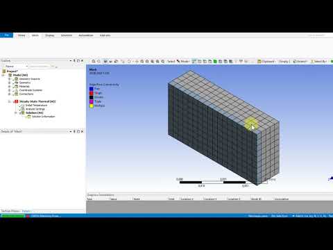Видео: Урок 6. Расчет температуры через многослойную стенку в Ansys Thermal с учетом конвекции