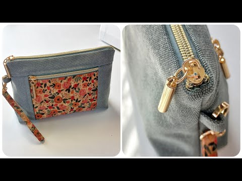 Видео: DIY/ШЬЮ КОСМЕТИЧКУ #шьюсама #sewing #мастеркласс