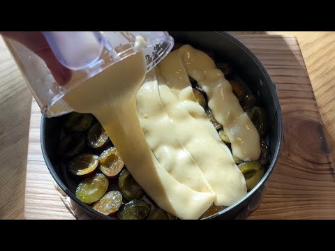 Видео: Пирог со сливами😋. Вкуснейший, простой и быстрый в приготовлении. #пирог #сливы #сливовыйпирог 