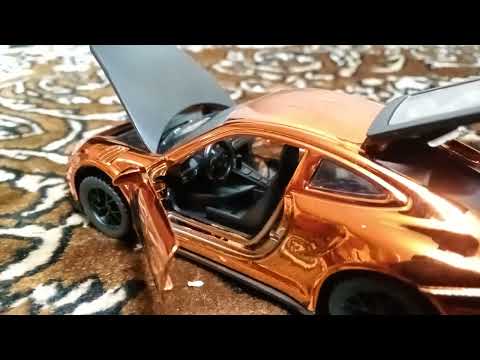 Видео: моделька гоночная PORSCHE 