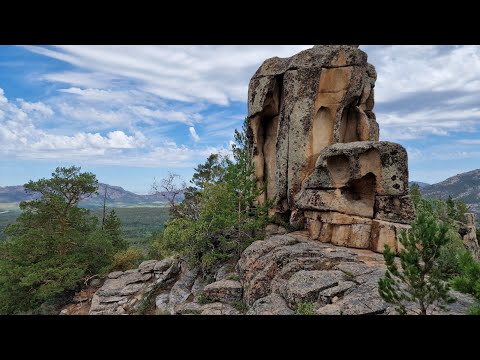 Видео: Лето в окрестностях Каркаралинска. Пик Пионеров.  (ЧАСТЬ 2) #каркаралинск #лес #природа #горы