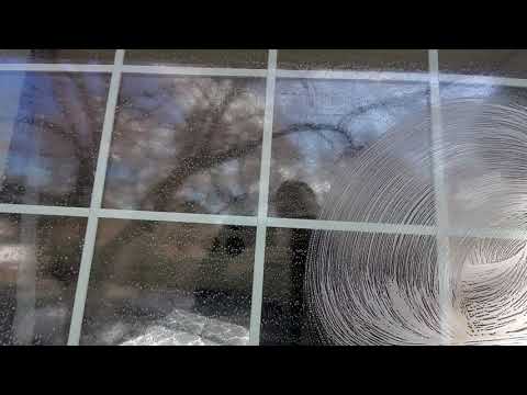 Видео: как мыть окна , с сильным загрязнением