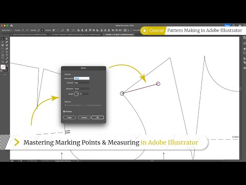 Видео: Измерение выкроек в Adobe Illustrator — цифровое раскройное оборудование