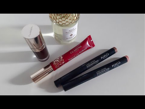 Видео: Тестирую тени-карандаш KIKO Milano, масло и блеск для губ CLARINS, GUERLAIN Aqua Allegoria ❤️