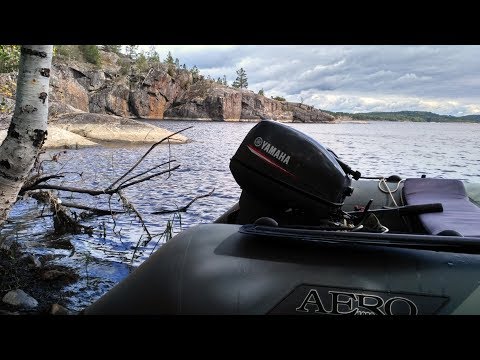 Видео: На РИБе АЭРО  по шхерам Ладожского озера. 1 часть.