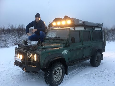 Видео: Лендровер Defender. Машина и тюнинг для езды а не для понтов.