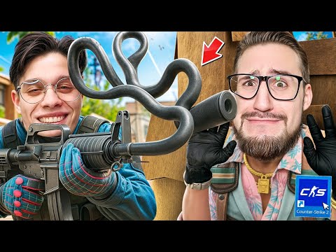 Видео: ТАКОГО ОРУЖИЯ ВЫ ТОЧНО НЕ ВИДЕЛИ В CS2! ИГРАЕМ С ЧИТАМИ 1х1! Это очень смешно...