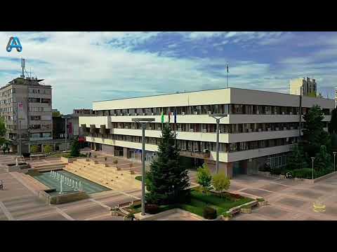 Видео: град ЯМБОЛ ОТ ПТИЧИ ПОГЛЕД  -   city ​​of YAMBOL from a bird's eye view