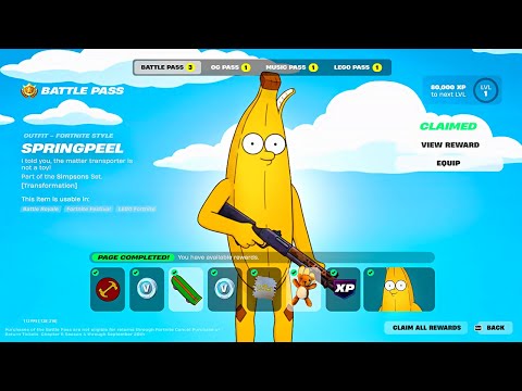 Видео: Fortnite Simpsons — трейлер боевого пропуска (полный обзор)