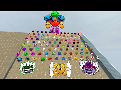 Видео: Lobotomy Dash и Geometry Dash Nextbots Family: преследуйте меня в Garry's Mod