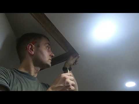 Видео: Как сделать красивый люк на чердак в натяжном потолке