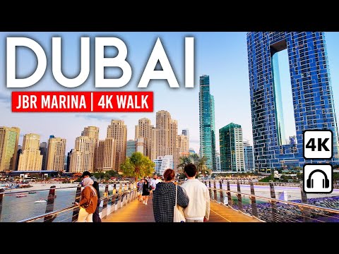 Видео: ДУБАЙ, ОАЭ 🇦🇪 JBR — лучшая часть Дубая? | Пешая экскурсия в формате 4K