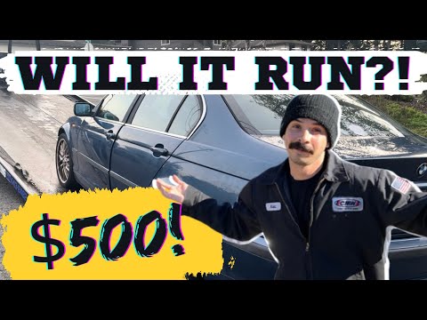 Видео: BMW за 500 долларов уже больше 4 лет не работает! E46 330I Заведётся ли?!