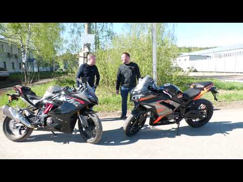 Видео: Спортивные мотоциклы TVS APACHE RR 310 (Индия) и FALCON PRIME 3 (Китай). Покатушки, сравнение.