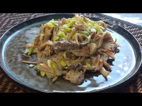 Видео: Всего 4 ингридиента, но как же вкусно. Забытый многими салат из печени