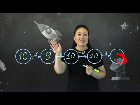 Видео: Тізбек бойынша есептеу. Иттерді үйрету. Ауызша есептеу. 1 сынып.