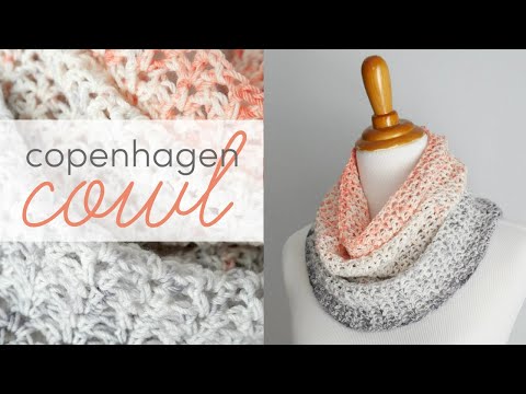 Видео: Как связать крючком капюшон «Копенгаген»