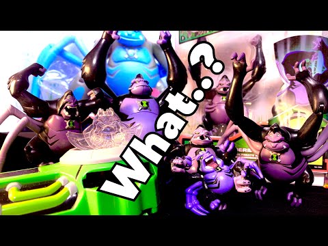 Видео: Фигурки бен 10 Ульти обезьяна паук инопланетная сверх сила/Ben10 ultimate spidermonkey figure review