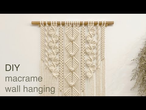 Видео: DIY | macrame wall hanging home decor | Сделай сам | макраме настенный декор для дома