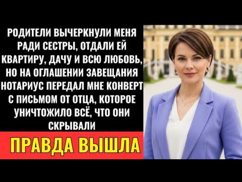 Видео: Родители Вычеркнули Меня Ради Сестры, Но Завещание Шокировало Всех… Правда Всплыла!