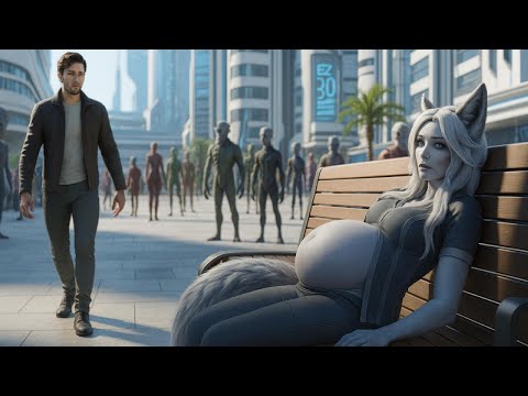 Видео: Инопланетная волчица дрожала от холода, пока человек не протянул руку | научная фантастика