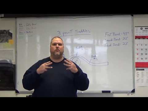 Видео: Изгиб трубы через седловую опору в трех точках