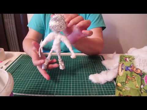 Видео: Ватная игрушка Сверчок. Часть 2. Мастер класс.