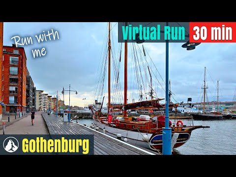 Видео: 🏃‍♀️🏃‍♂️ Беговая дорожка без музыки — порт Гётеборга | 🇸🇪 Виртуальный забег №139