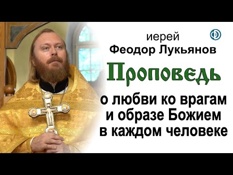 Видео: Проповедь о любви ко врагам и образе Божием в каждом человеке (2020.10.18). Иерей Феодор Лукьянов