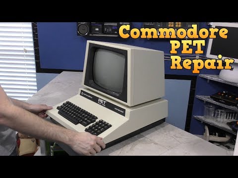 Видео: Ремонт и восстановление Commodore PET