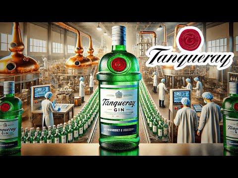 Видео: Как производится легендарный джин TANQUERAY на фабрике | Что отличает его от остальных?