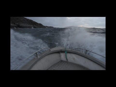 Видео: Рыбалка в Норвегии. Выход в море в ШТОРМ. Первая рыбка март 2025