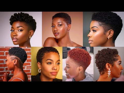 Видео: 🔥130 лучших идей коротких натуральных стрижек и причесок для темнокожих женщин | Милые короткие е...