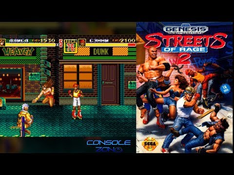 Видео: Streets of Rage 2 (Улицы Ярости 2) - прохождение игры на двоих (Sega Mega Drive, 16-bit)